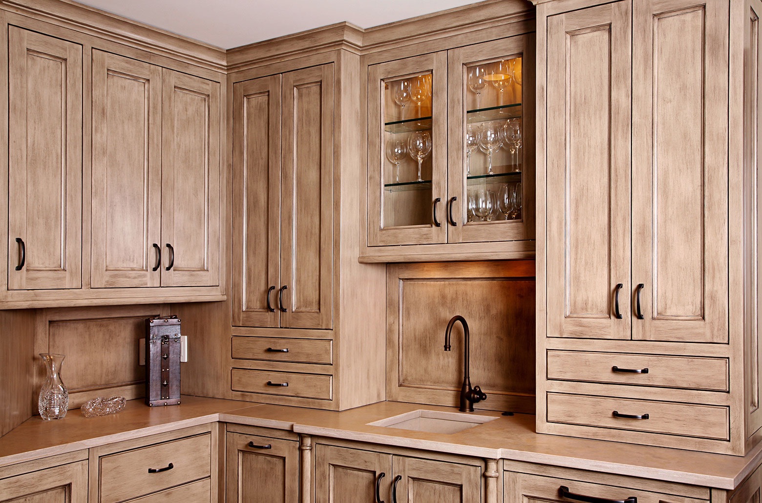 classic oak cabinets
