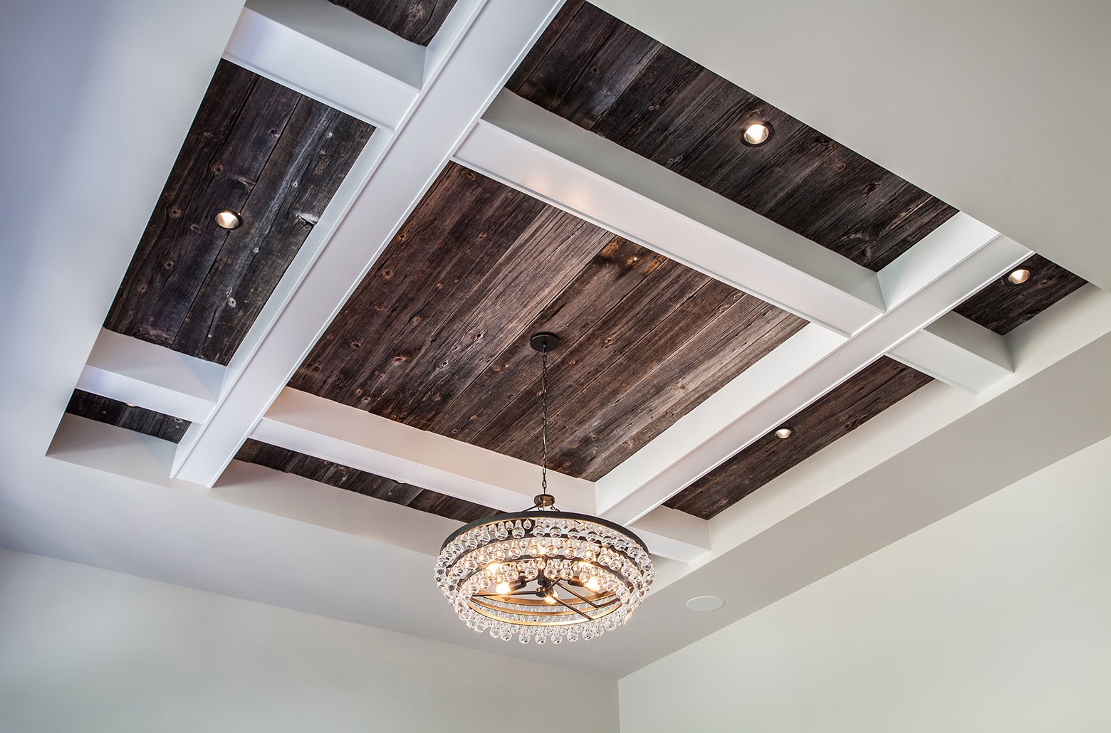 wood ceiling support beams